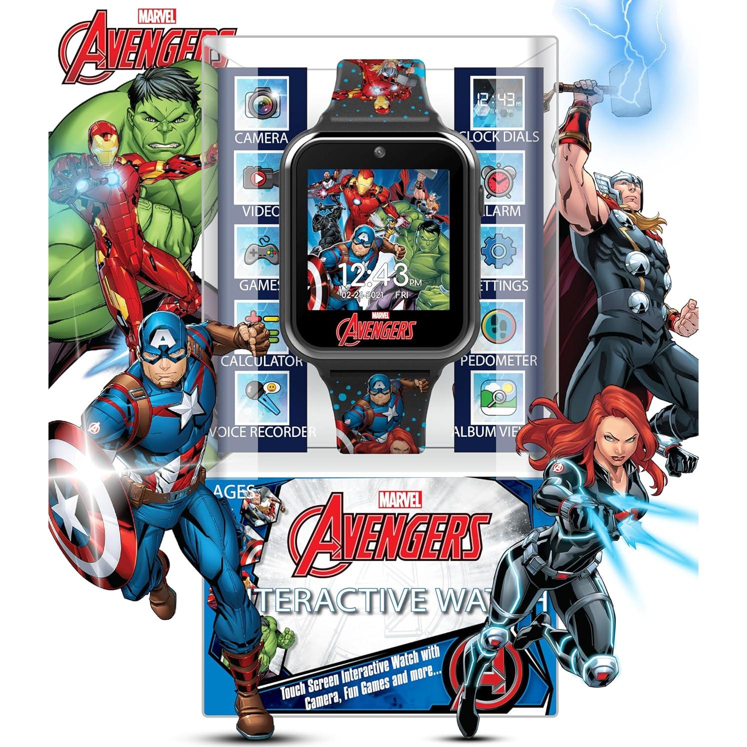 Reloj inteligente Marvel Avengers para niños 10 carátulas