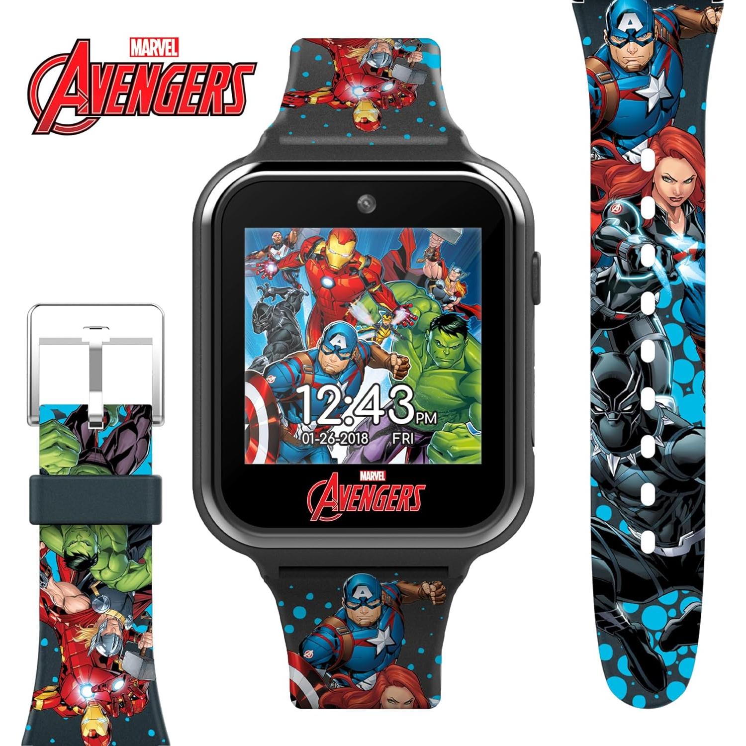 Reloj inteligente Marvel Avengers para niños 10 carátulas