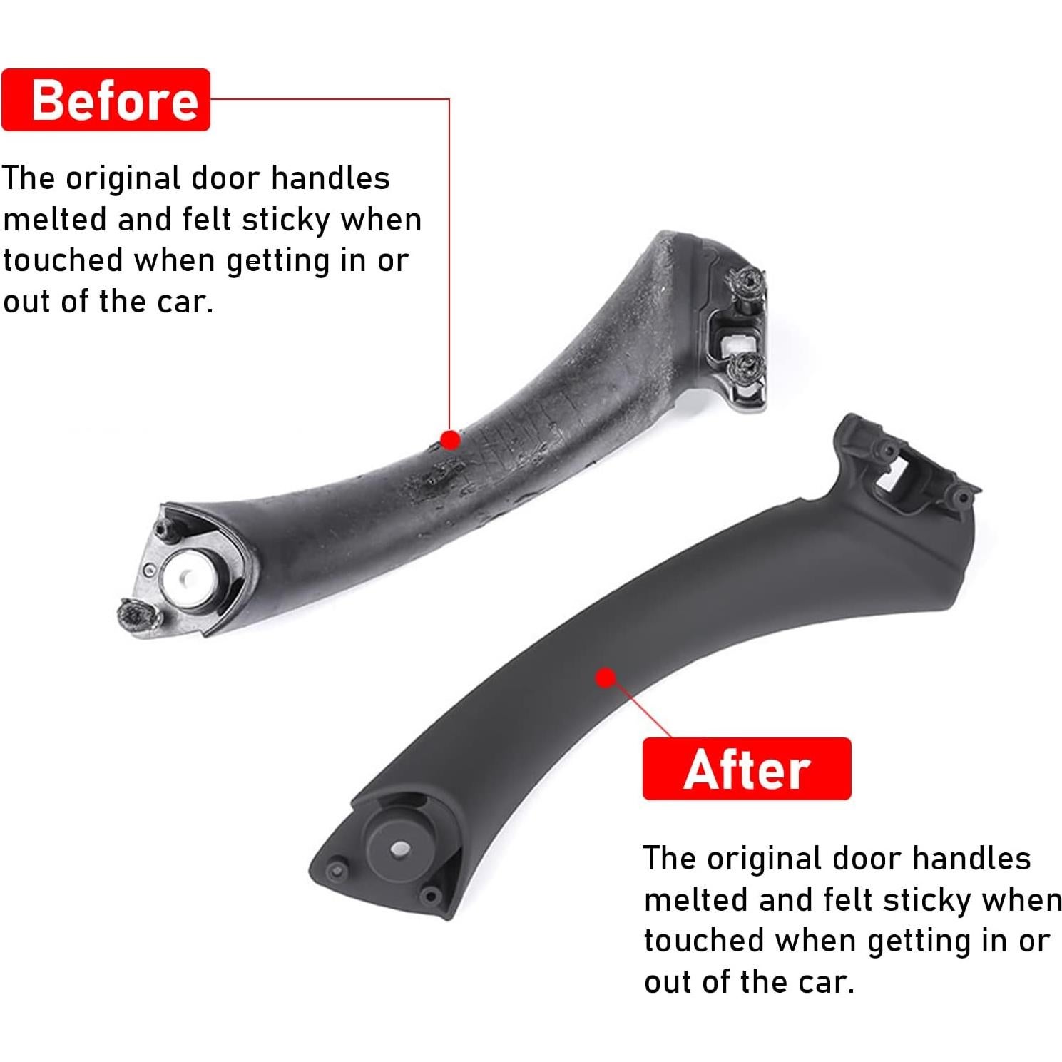 Juego de Manijas de Puerta Interior Jaronx para BMW Serie 3 E90 E91 E92 E93