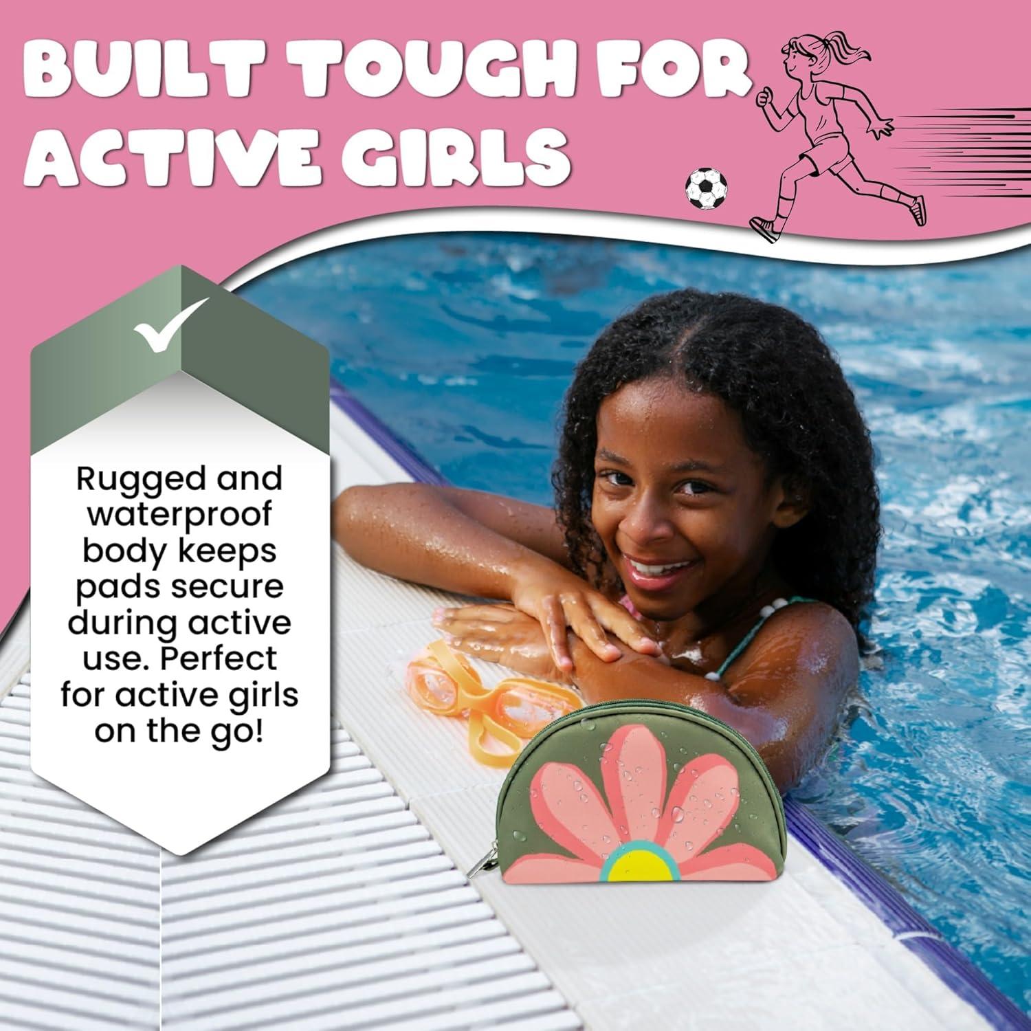 Kit de Inicio de Período Bloom para Niñas 9-12 Años Verde