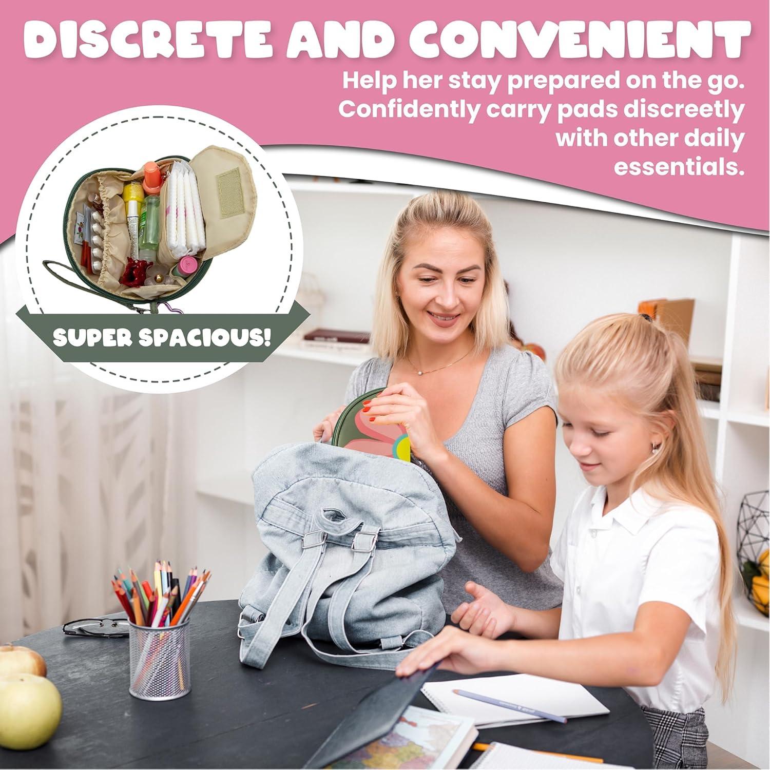 Kit de Inicio de Período Bloom para Niñas 9-12 Años Verde