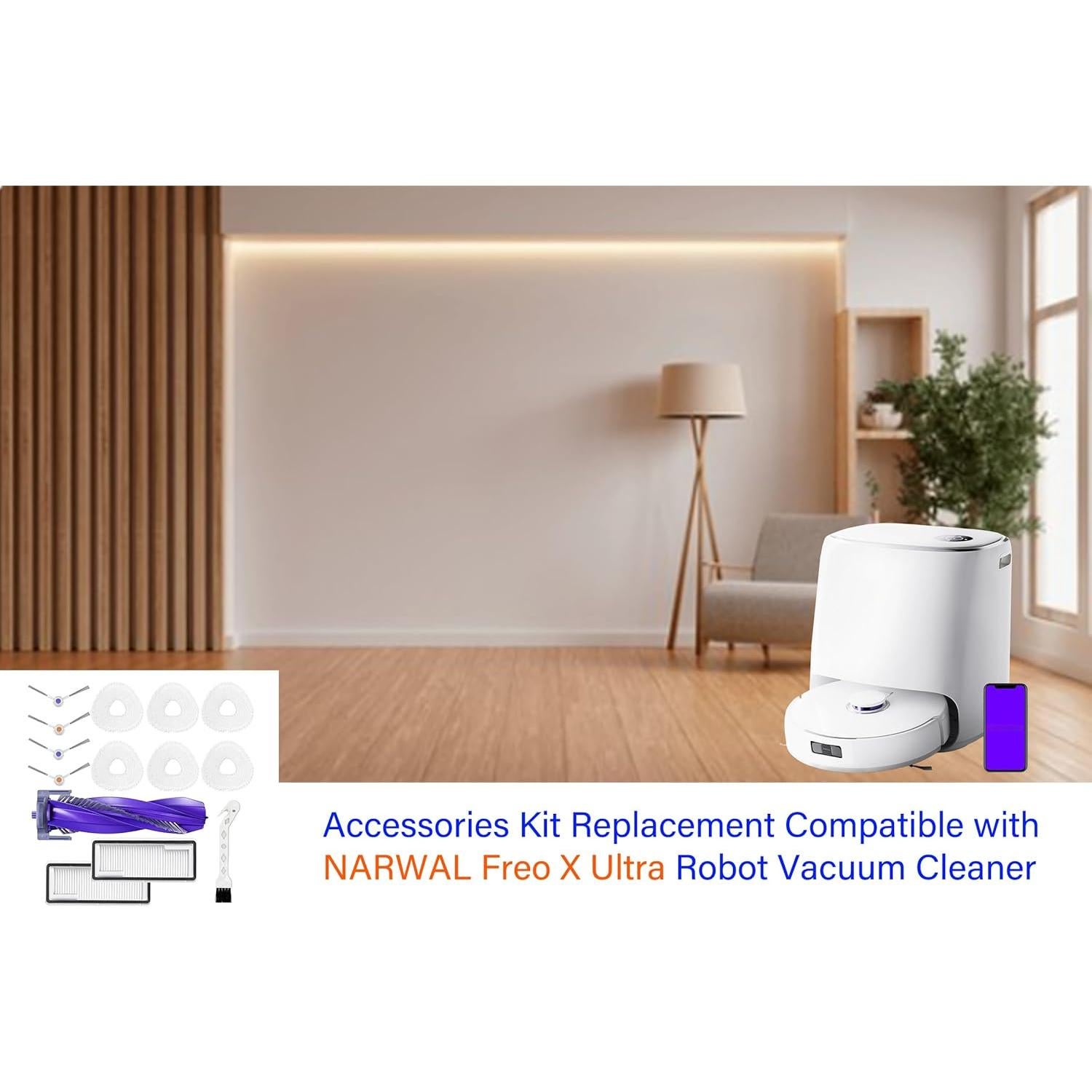 Kit de Accesorios Reemplazo DAODEFUL para NARWAL Freo X Ultra