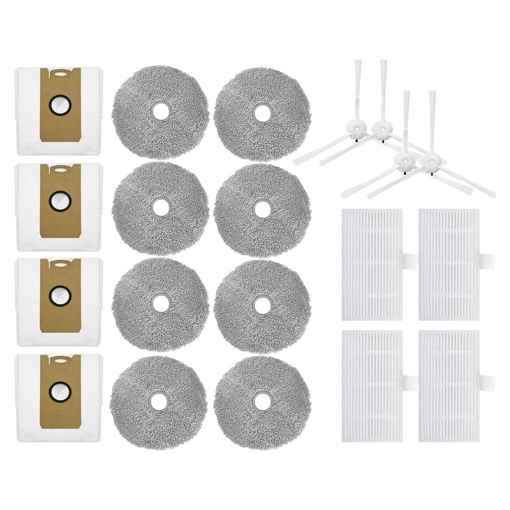 Kit de Accesorios para Aspiradora Robot Lydsto W2 - Filtros, Cepillos y Mopas