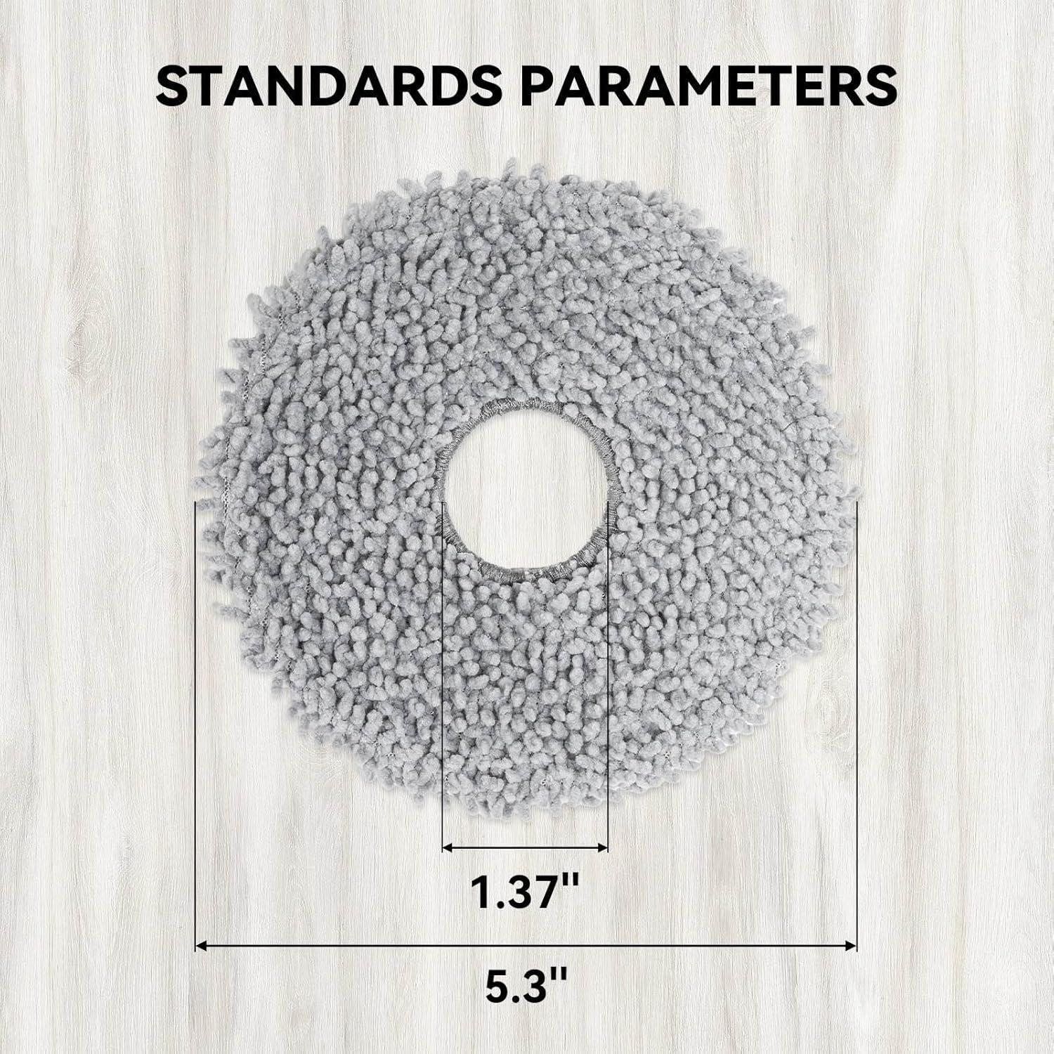 Paños de Microfibra para Mop Roborock Q Revo - 8 Pzs