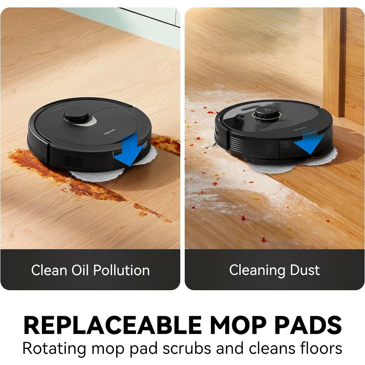 Paños de Microfibra para Mop Roborock Q Revo - 8 Pzs