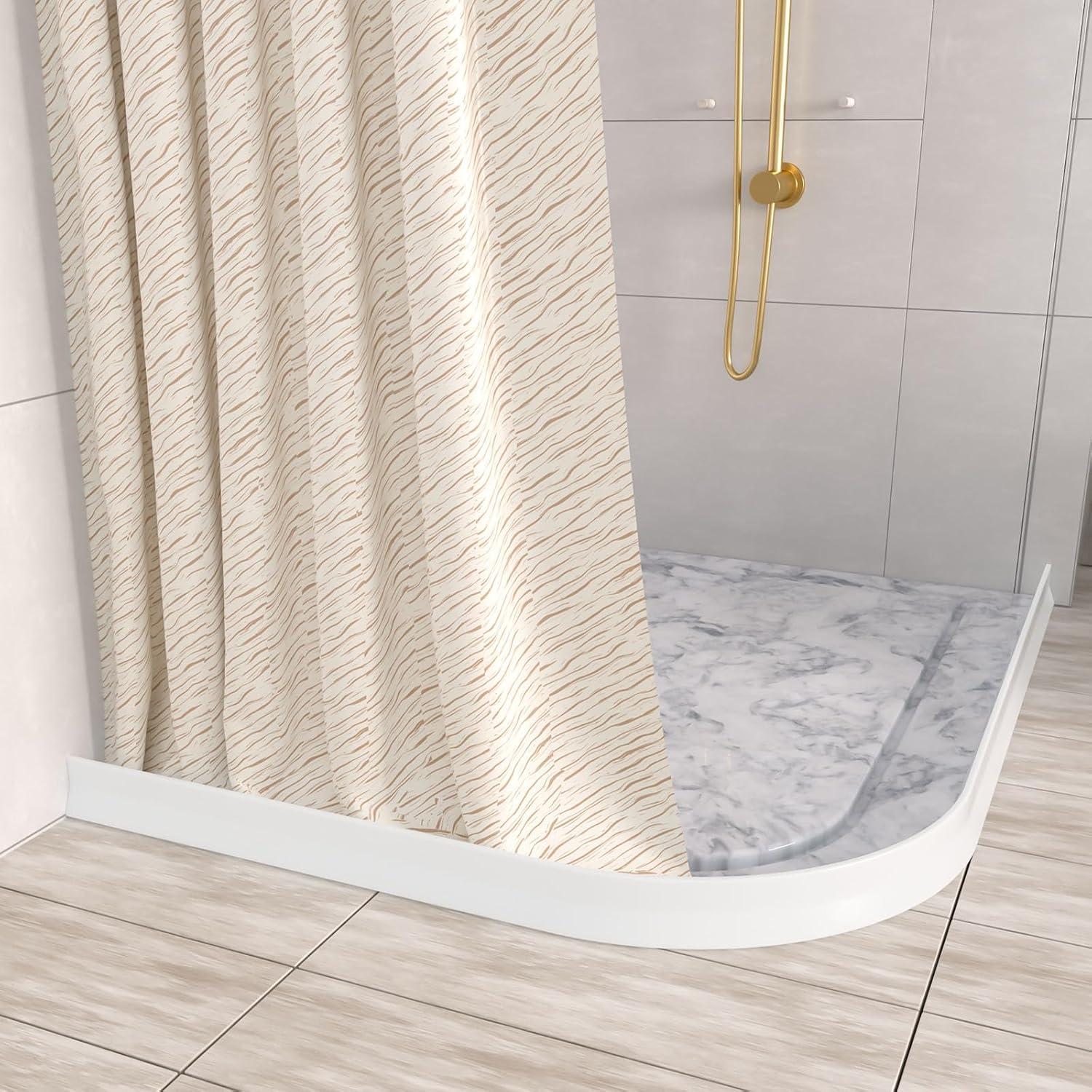 Dique de Ducha Duzzy 99 cm x 8.89 cm x 3.81 cm Blanco