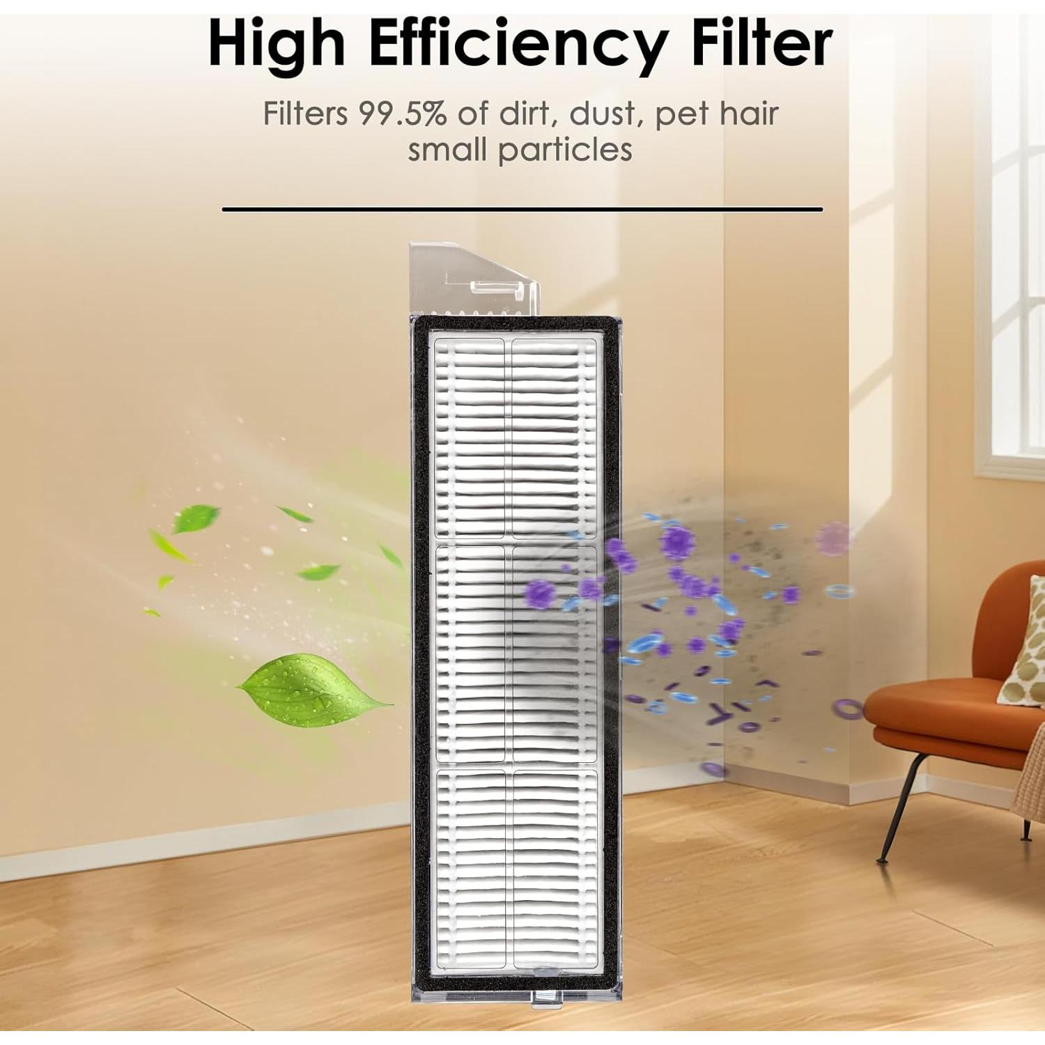 Kit de Repuestos LemonRunRun para Roborock S8 MaxV Ultra - 14 Piezas