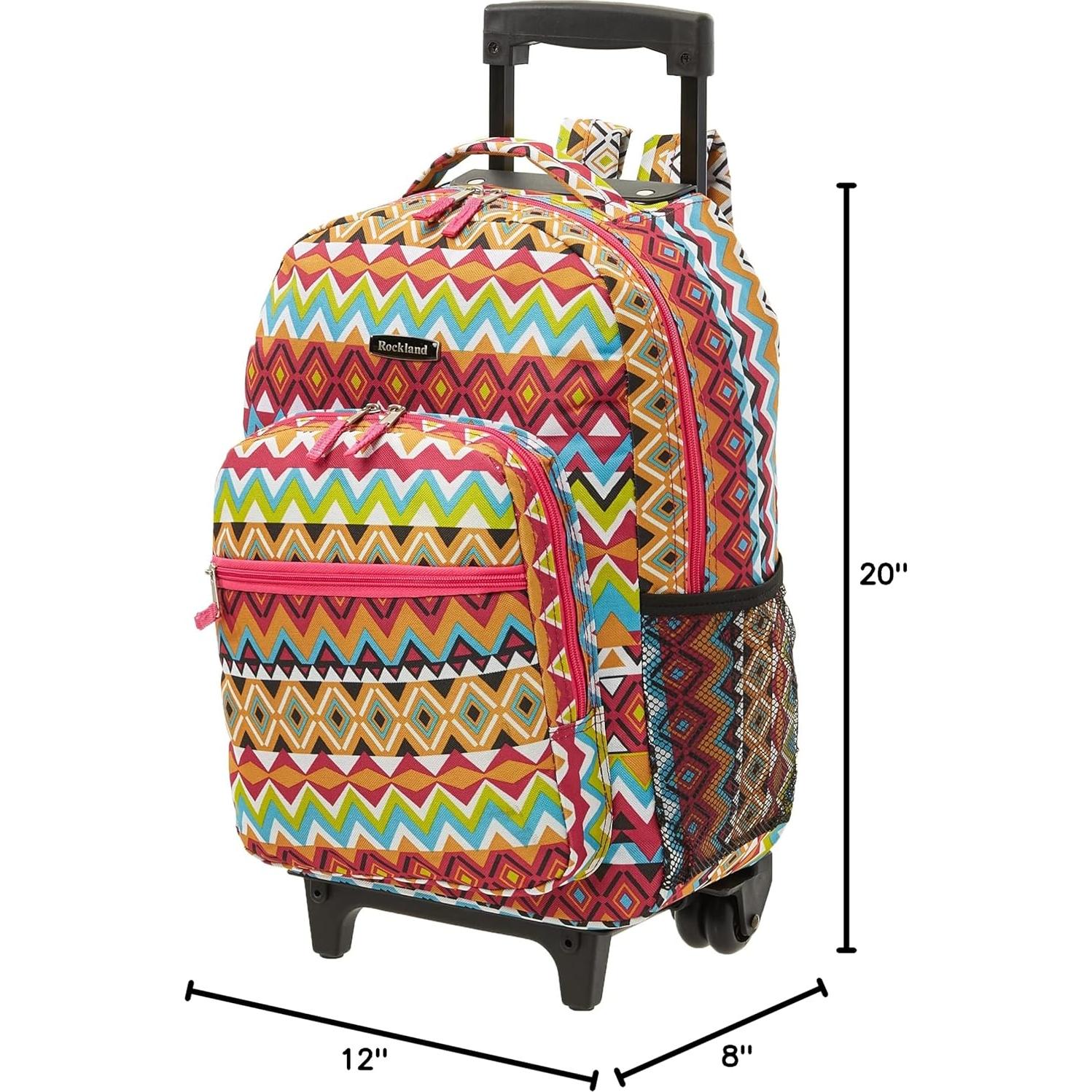 Mochila Rodante Fox Luggage Tribal 43 cm Doble Asa