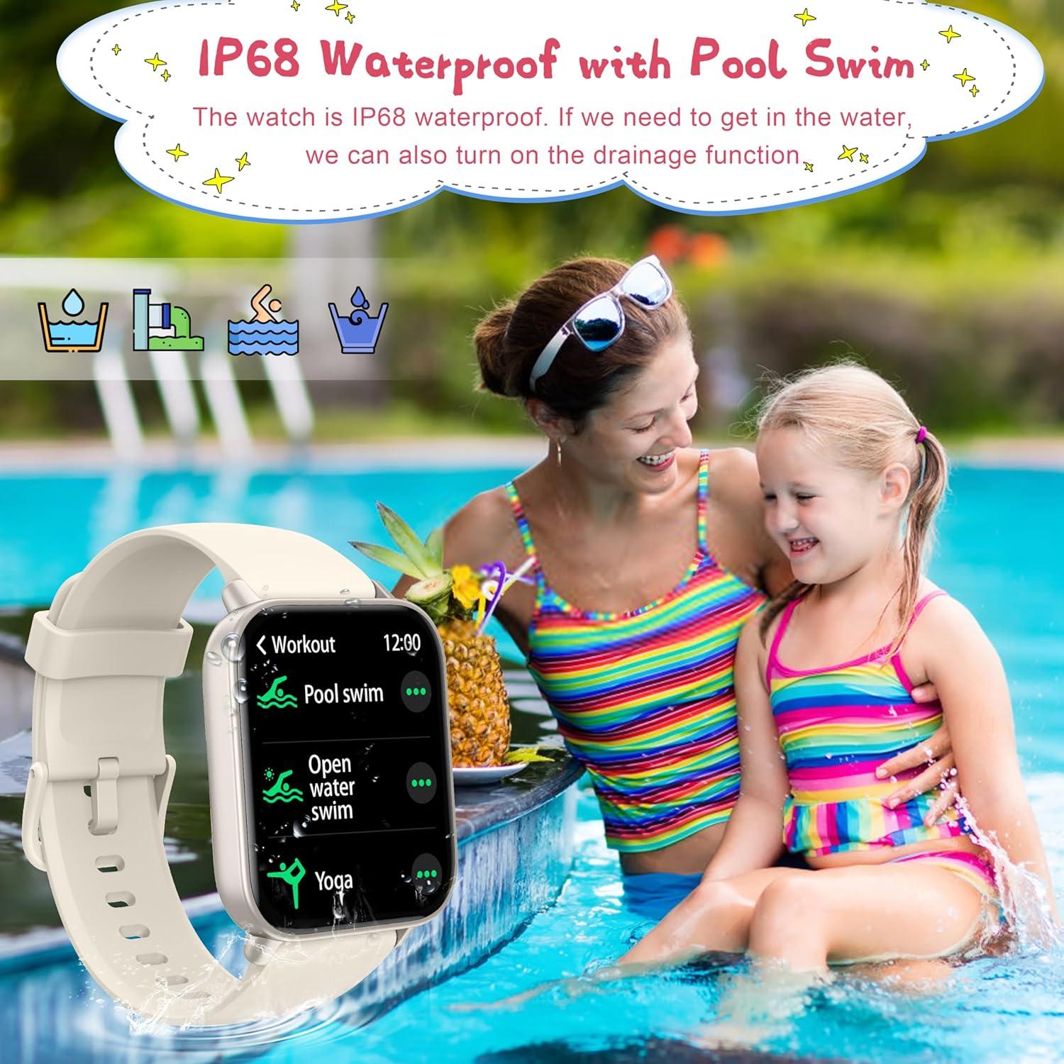 Reloj Inteligente KALINCO para Niños 1.8'' IP68 Fitness