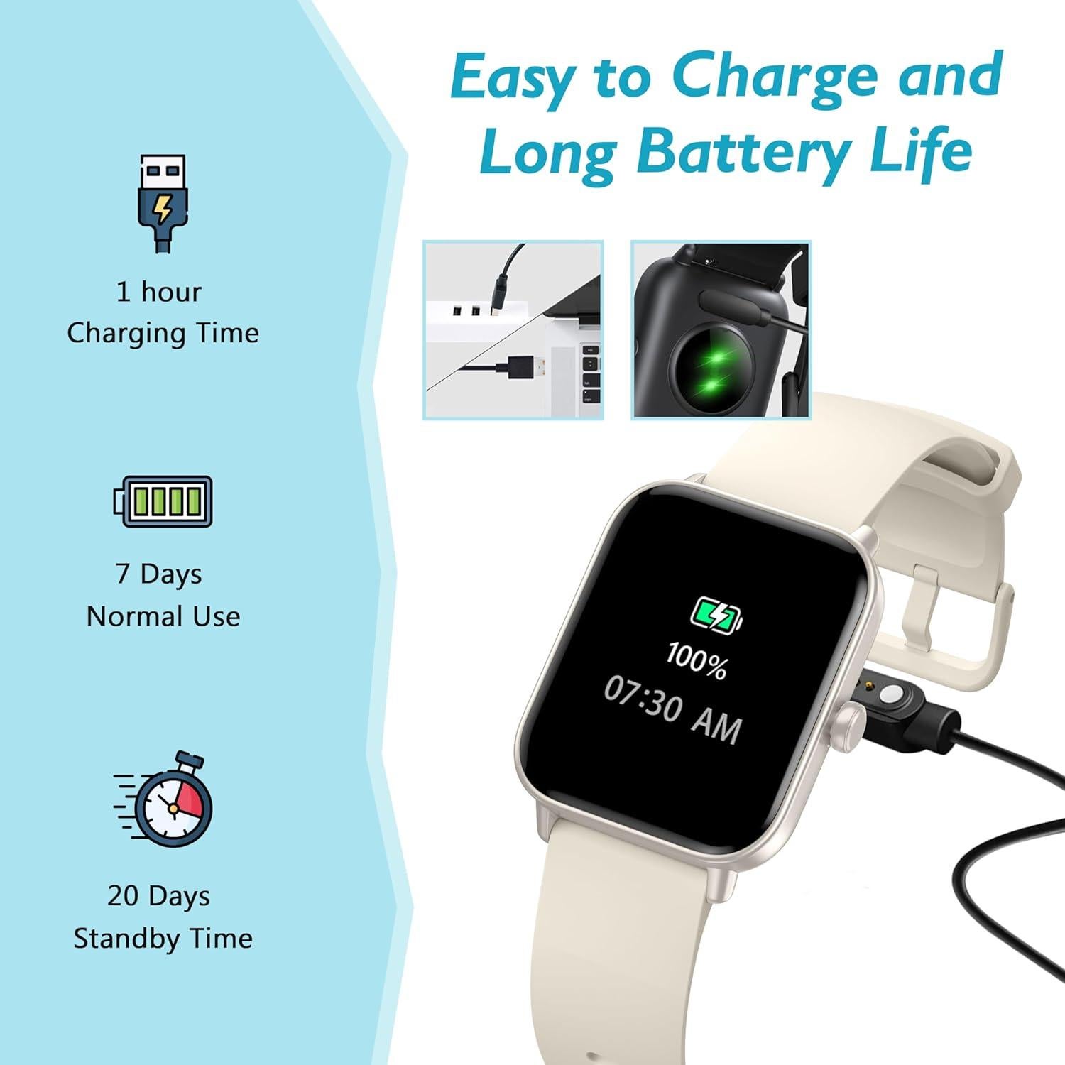 Reloj Inteligente KALINCO para Niños 1.8'' IP68 Fitness