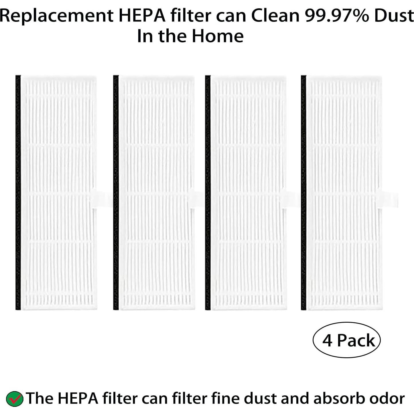 Kit de Repuestos para Aspiradora Robot YERXPAFT T10+ y Otros