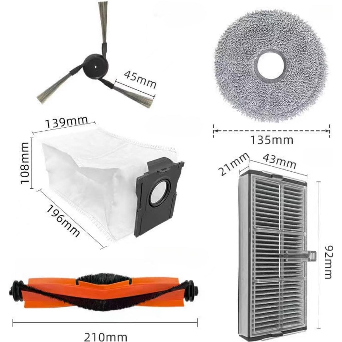 Kit de Accesorios Kospetsin para Aspiradora Dreame X40 Ultra - 16 Piezas