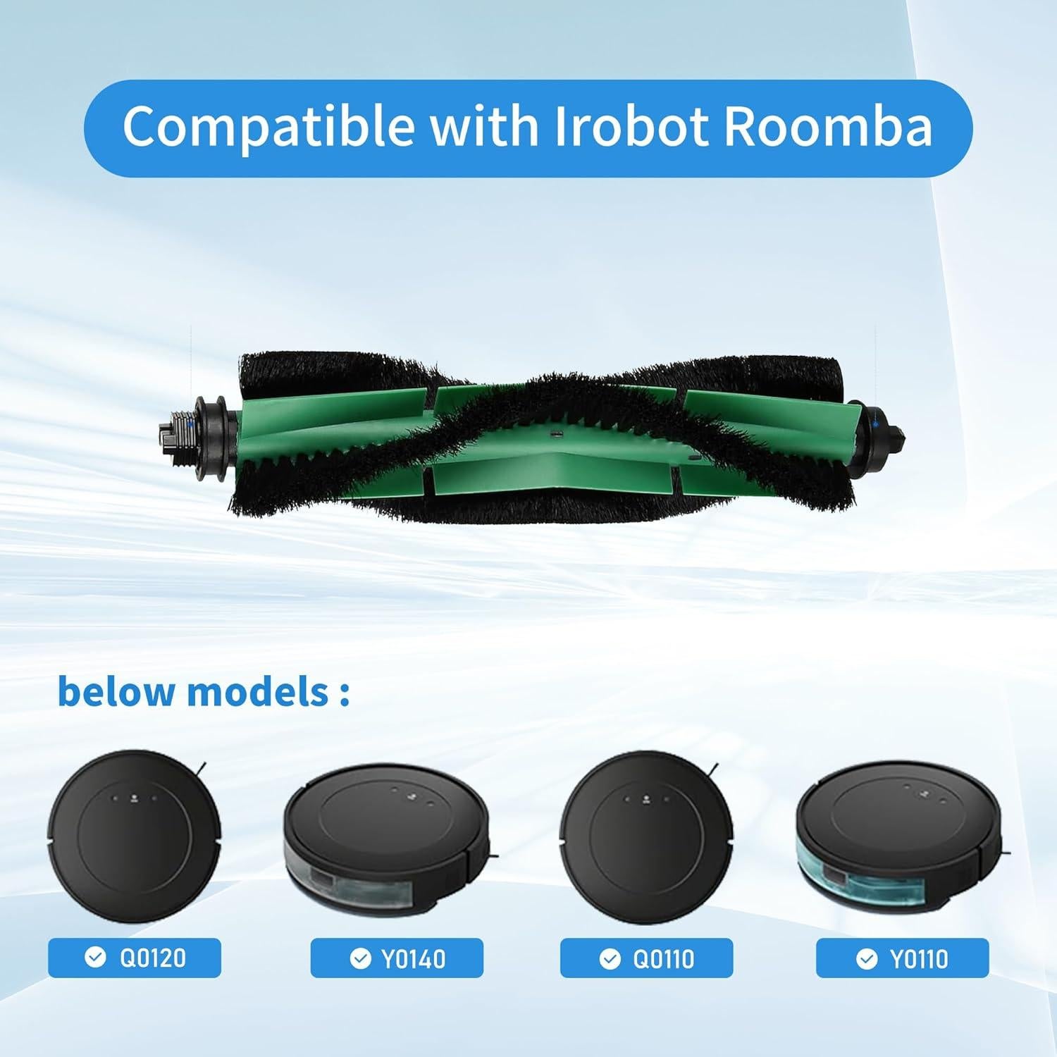 Kit de Repuesto YOKYON para iRobot Roomba Esencial Q0120 Q0140