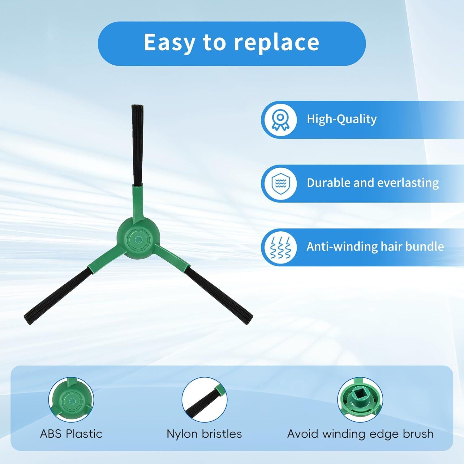 Kit de Repuesto YOKYON para iRobot Roomba Esencial Q0120 Q0140