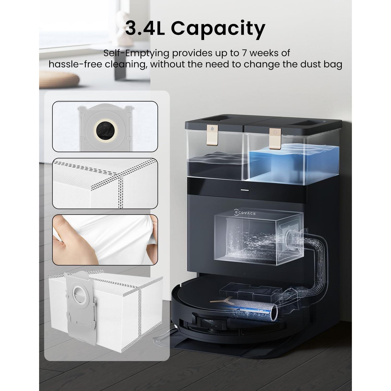 Kit de Accesorios 16 Piezas Rrochio para Ecovacs Deebot X8 Pro Omni