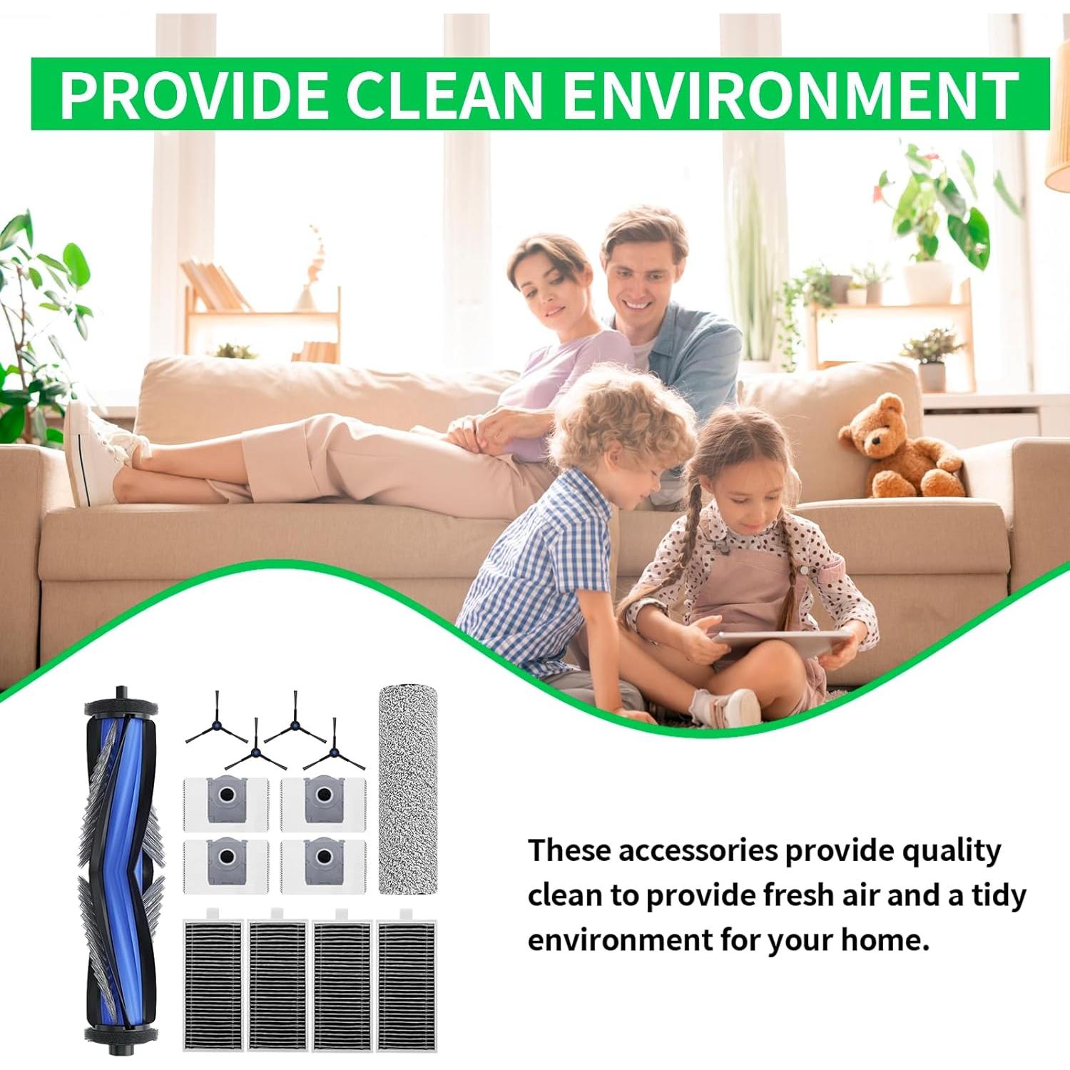 Kit de Accesorios para Aspiradora ECOVACS DEBOT X8 PRO - 14 Pcs