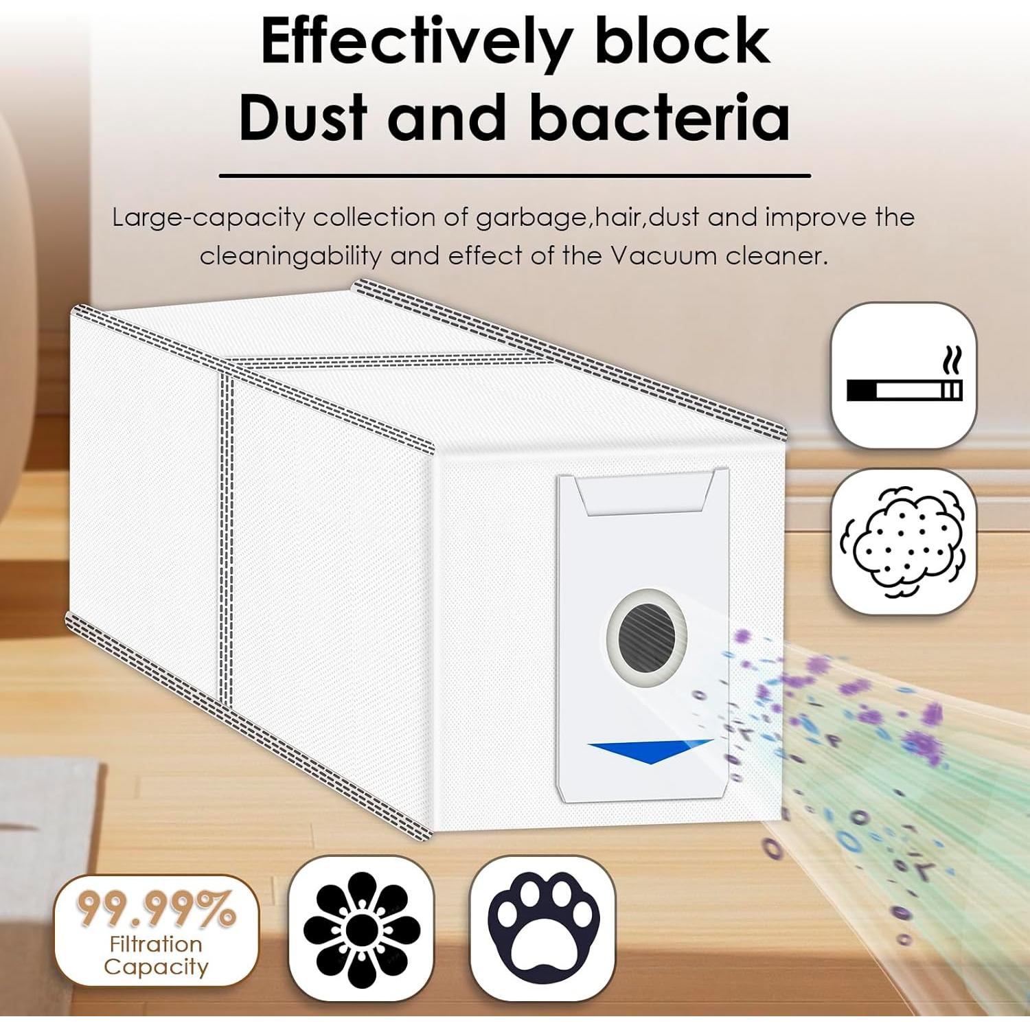 Kit de Accesorios LemonRunRun para ECOVACS T30 Omni - 9 Piezas