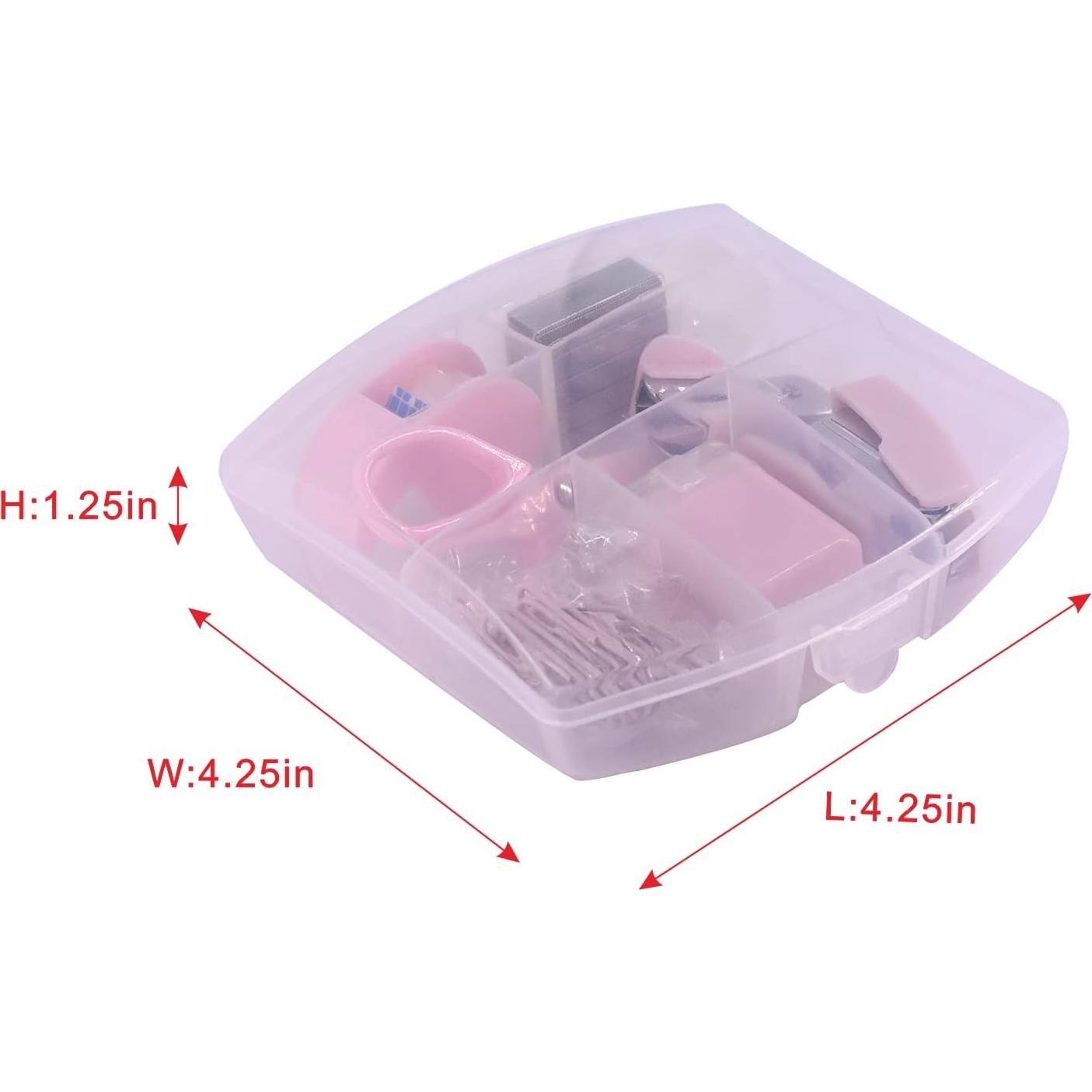 Kit de Suministros de Oficina YIZOCENGUO Rosa Mini