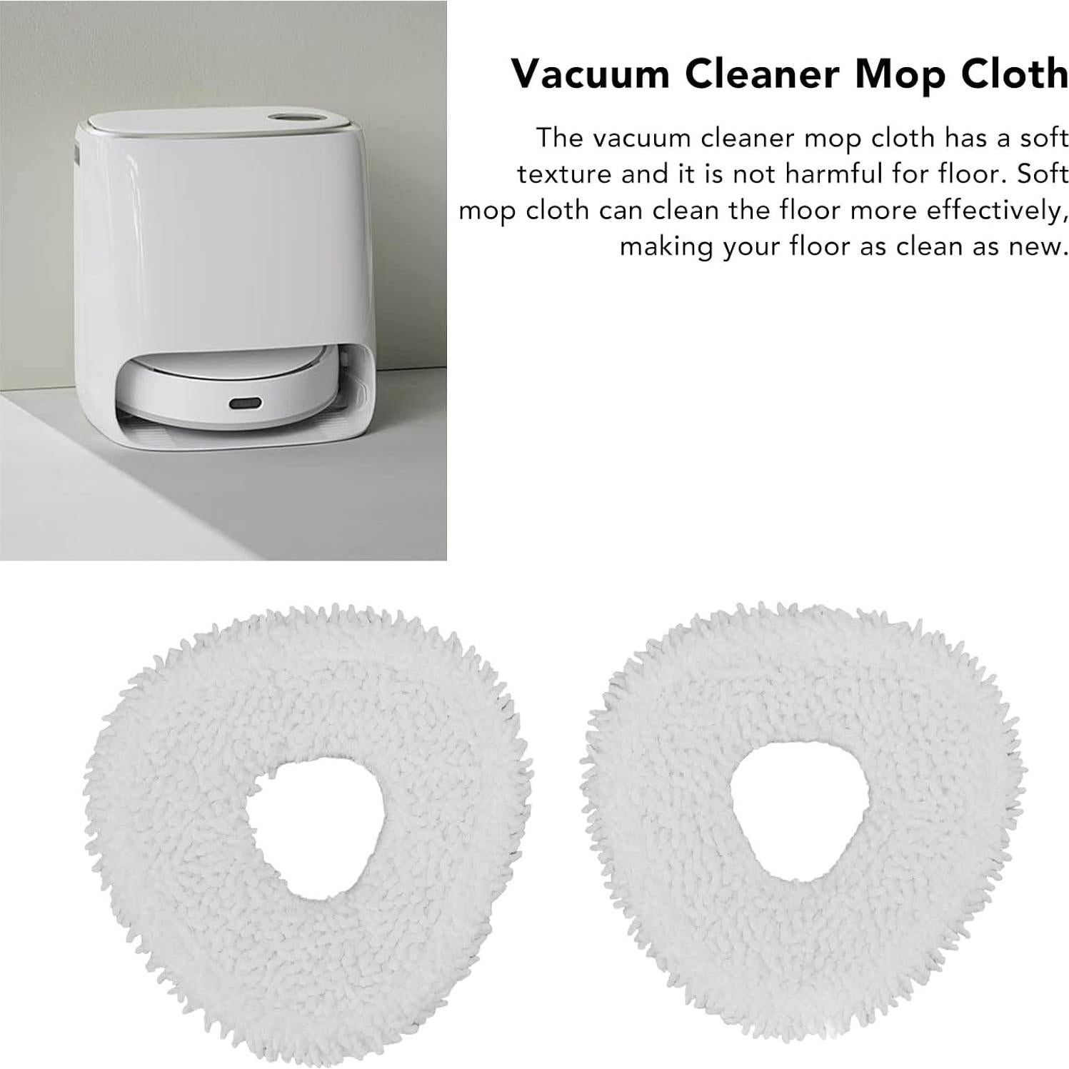 Paños de Reemplazo para Mopa Narwal J3 - 4 Unidades de Fibra