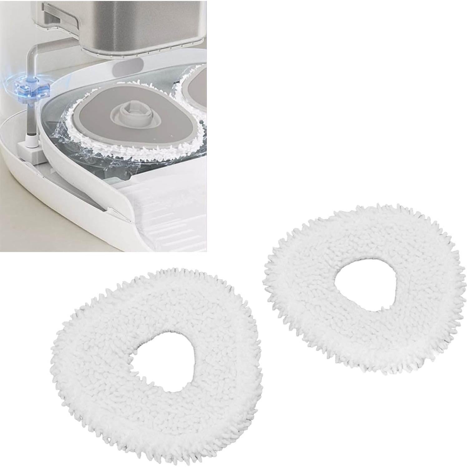 Paños de Reemplazo para Mopa Narwal J3 - 4 Unidades de Fibra