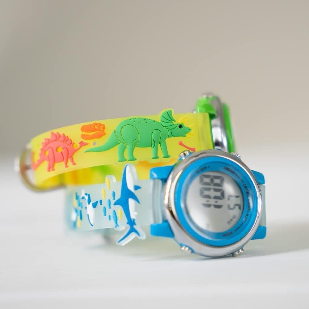 Reloj Digital 3D Infantil Colección Preescolar - Impermeable