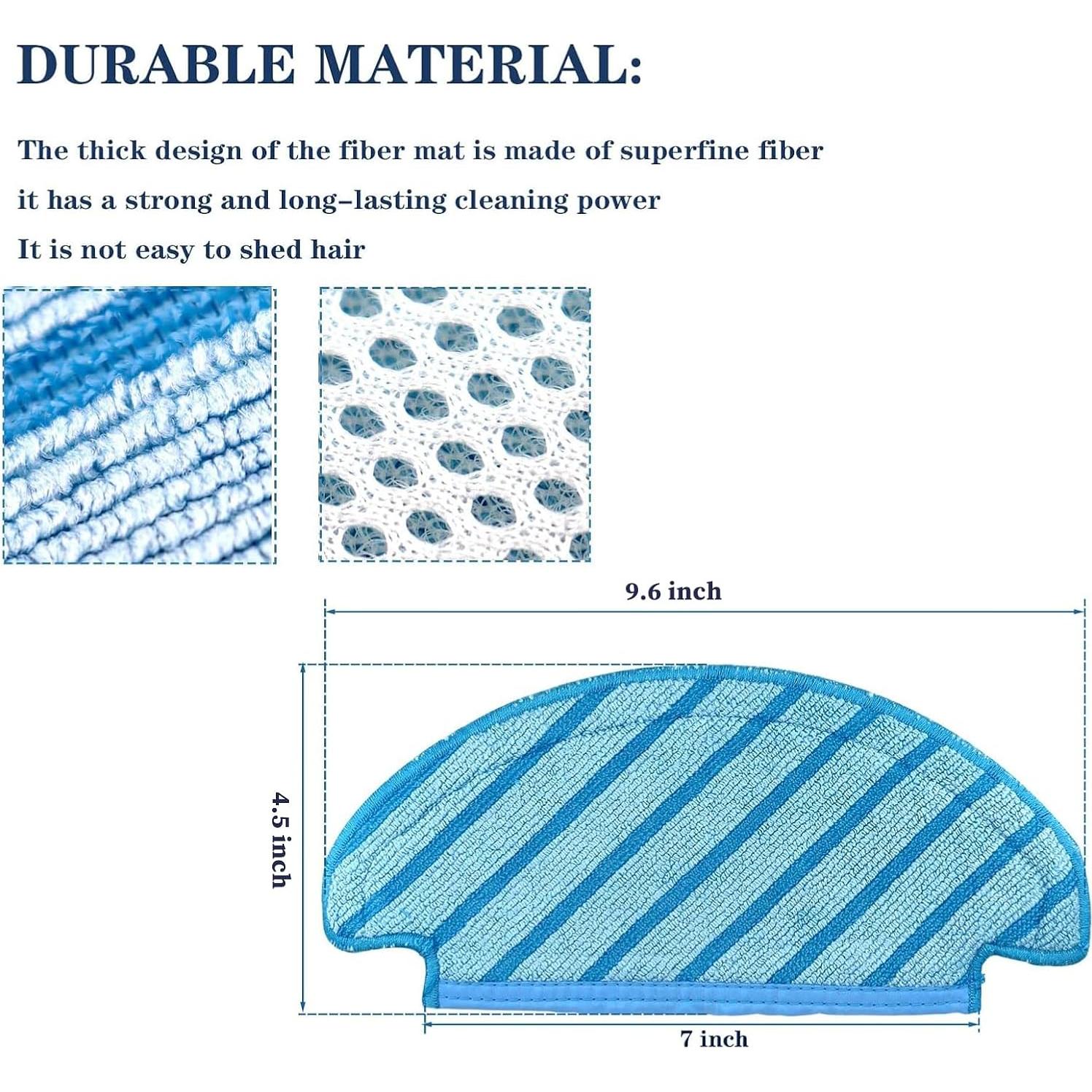 Paños de Mopa Lavables Chuancheng para Ecovacs Deebot T8 T9 N8