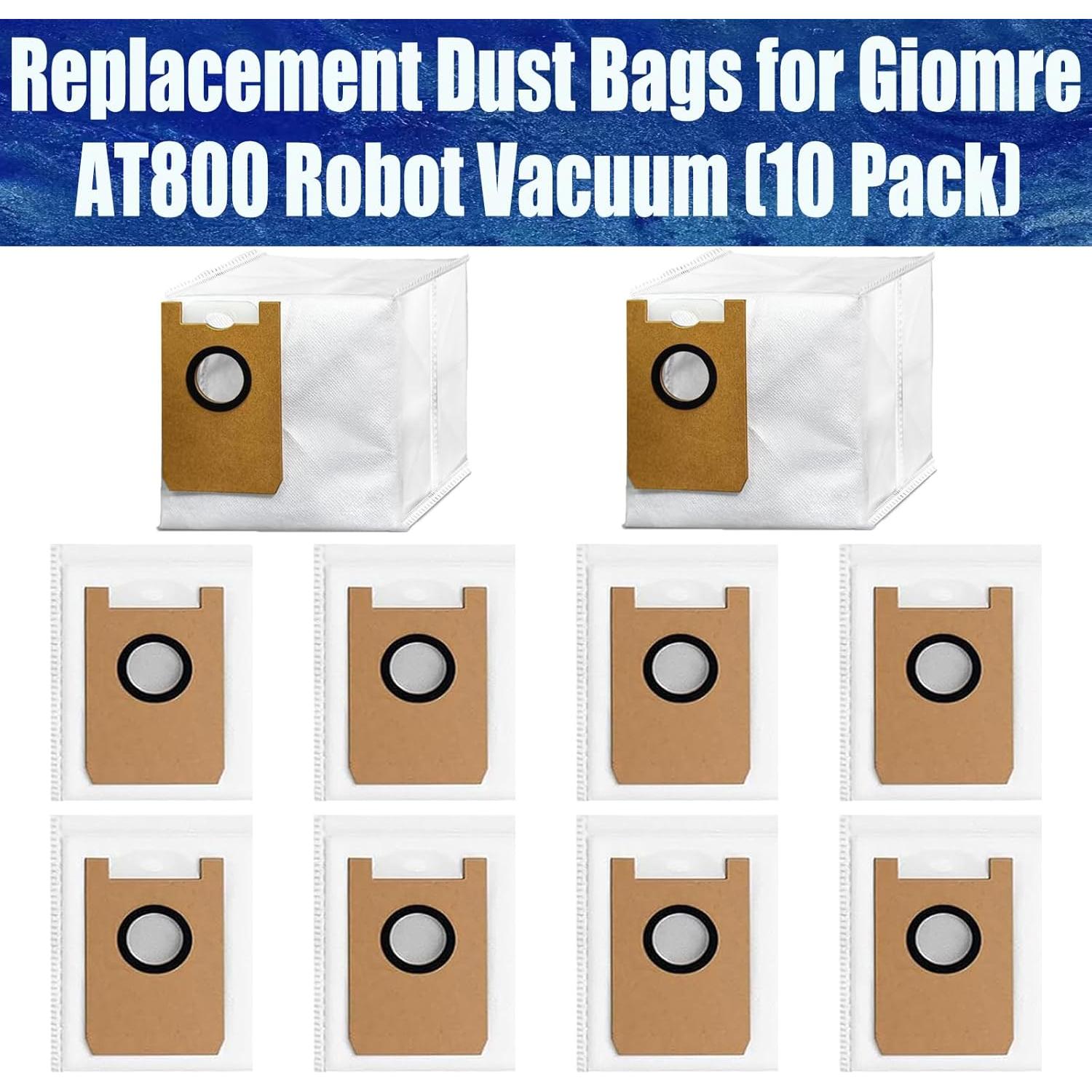 Bolsas de Polvo Desechables FZCSZJFR para Giomre AT800 - 10 Pcs