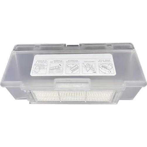 for Xiaomi Dustbin Box,Replacement Collection Dustbin Box for Xiaomi Mi Robot Vacuum Mop 2 Pro MJST1S (White)