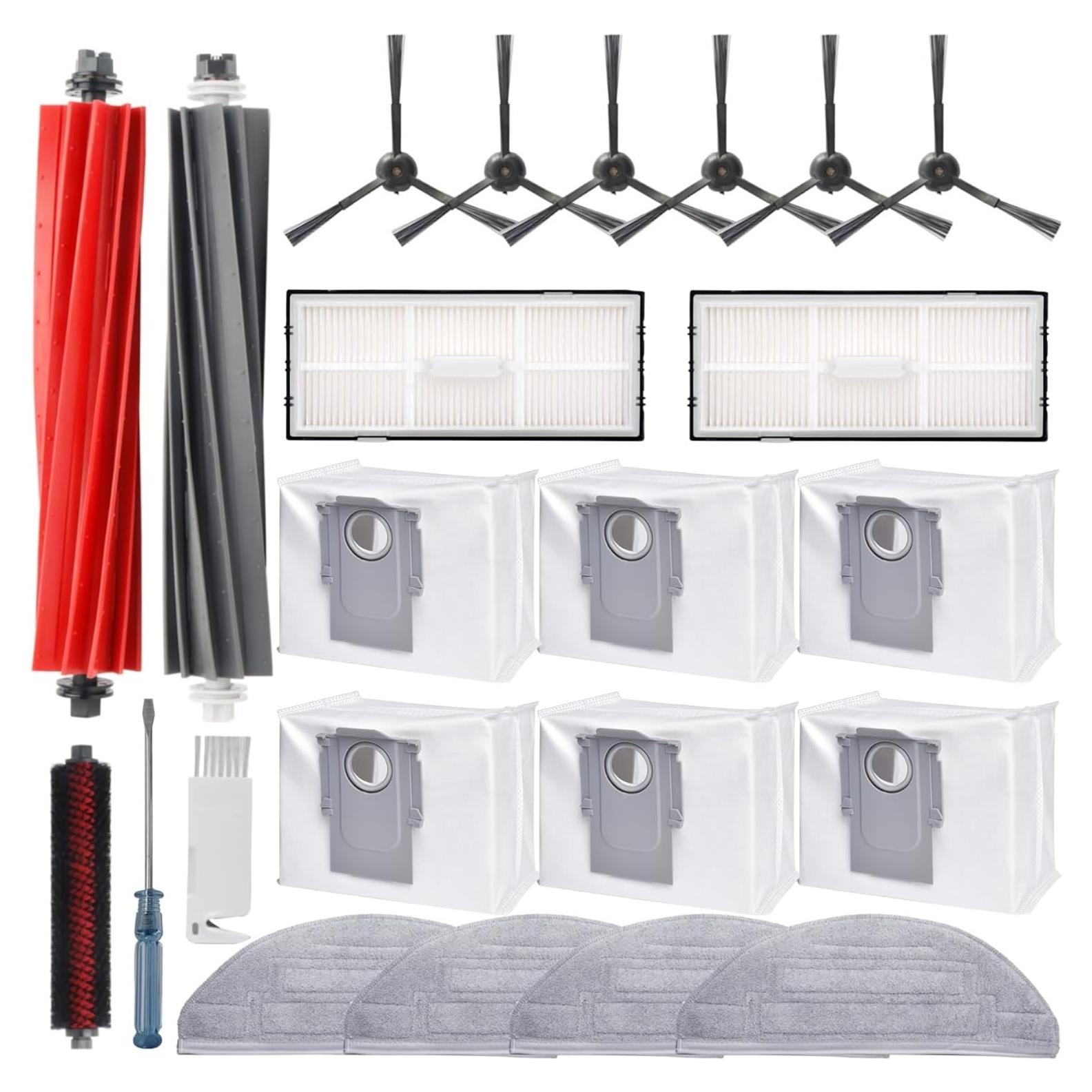 Kit de Accesorios BUXEBUX para Roborock S8 Pro Ultra - 23 Piezas