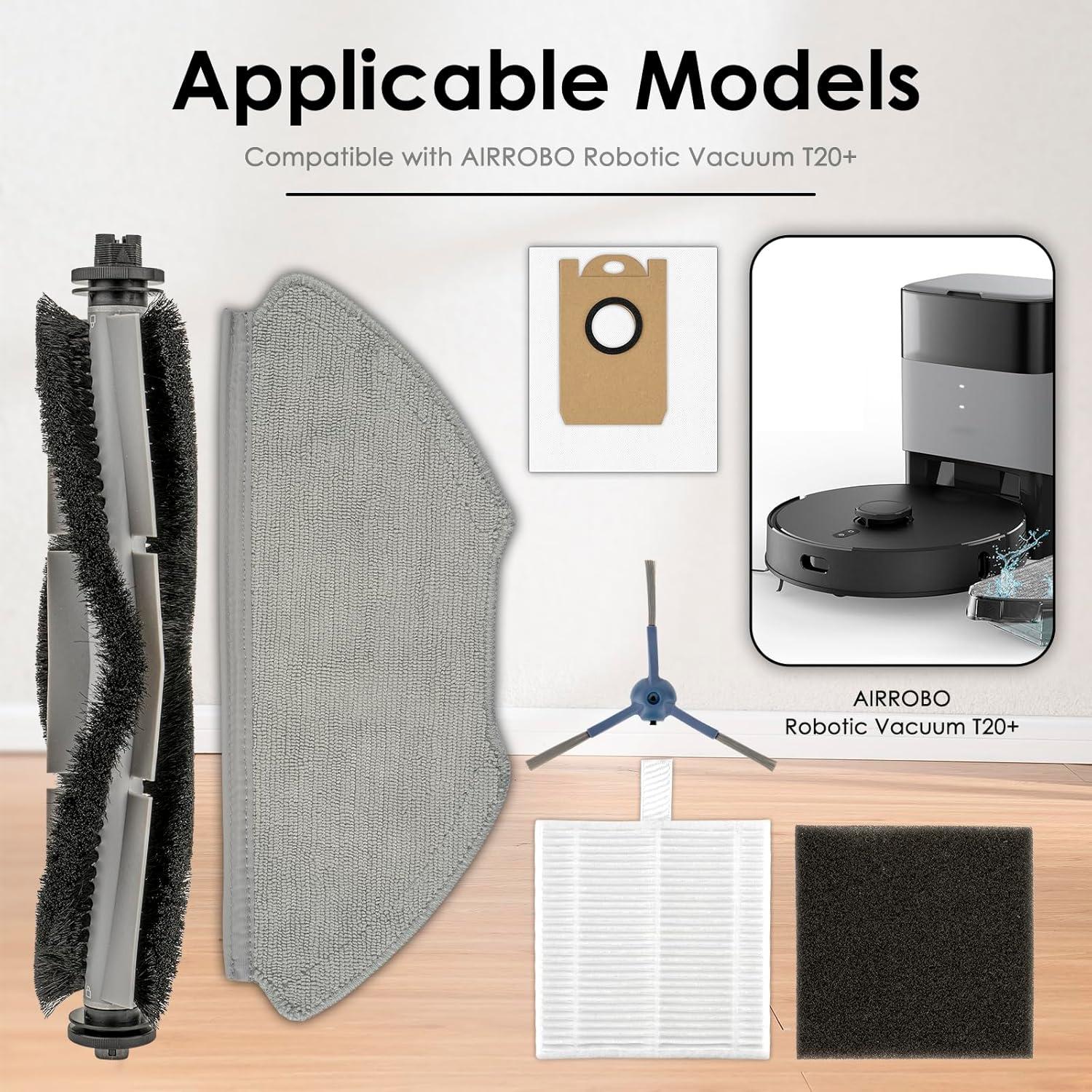 Kit de Accesorios LemonRunRun T20+ para Aspiradora Robot