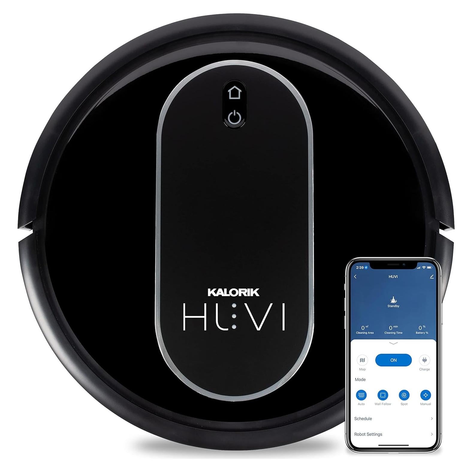 Robot Aspirador Kalorik HUVI R1 con Filtro HEPA y UVC