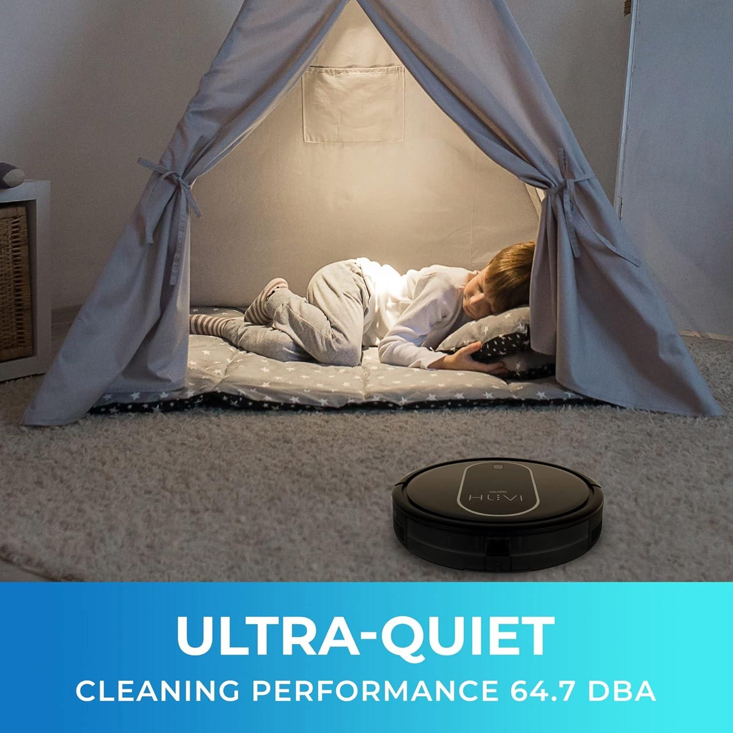 Robot Aspirador Kalorik HUVI R1 con Filtro HEPA y UVC