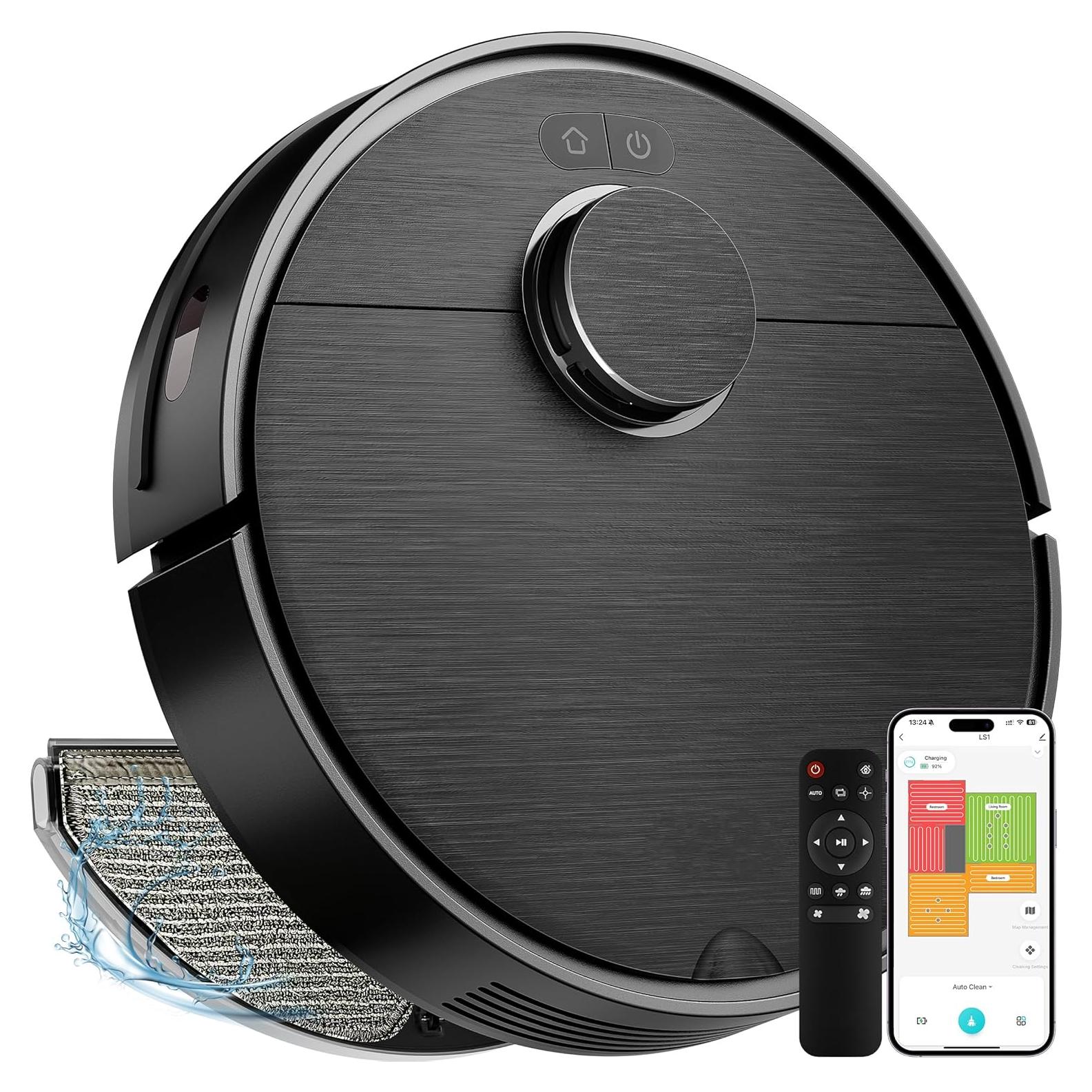 Aspiradora Robótica YONNDER LS1 3 en 1 con Navegación LiDAR