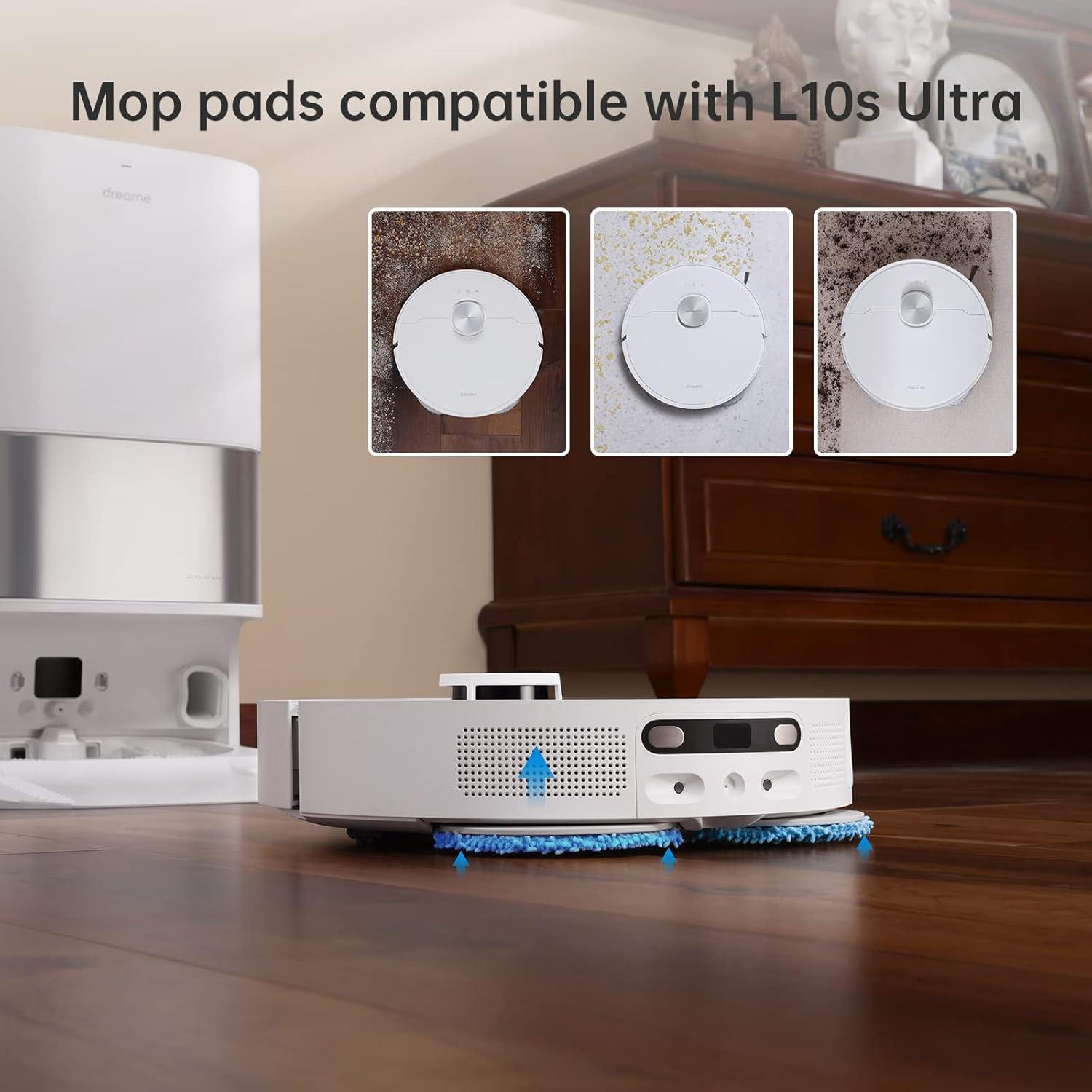 Pad de Mopa DREAME L10SU Compatible para Limpieza de Piso (4 Piezas)