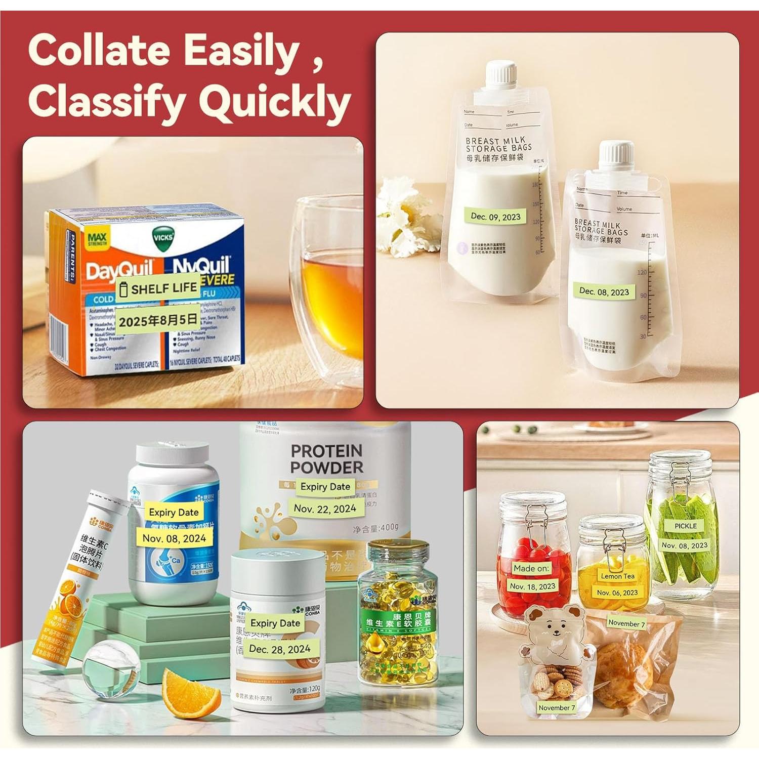 Cinta de Etiqueta Resistente al Agua PeriPage 1.4 cm x 4.2 m