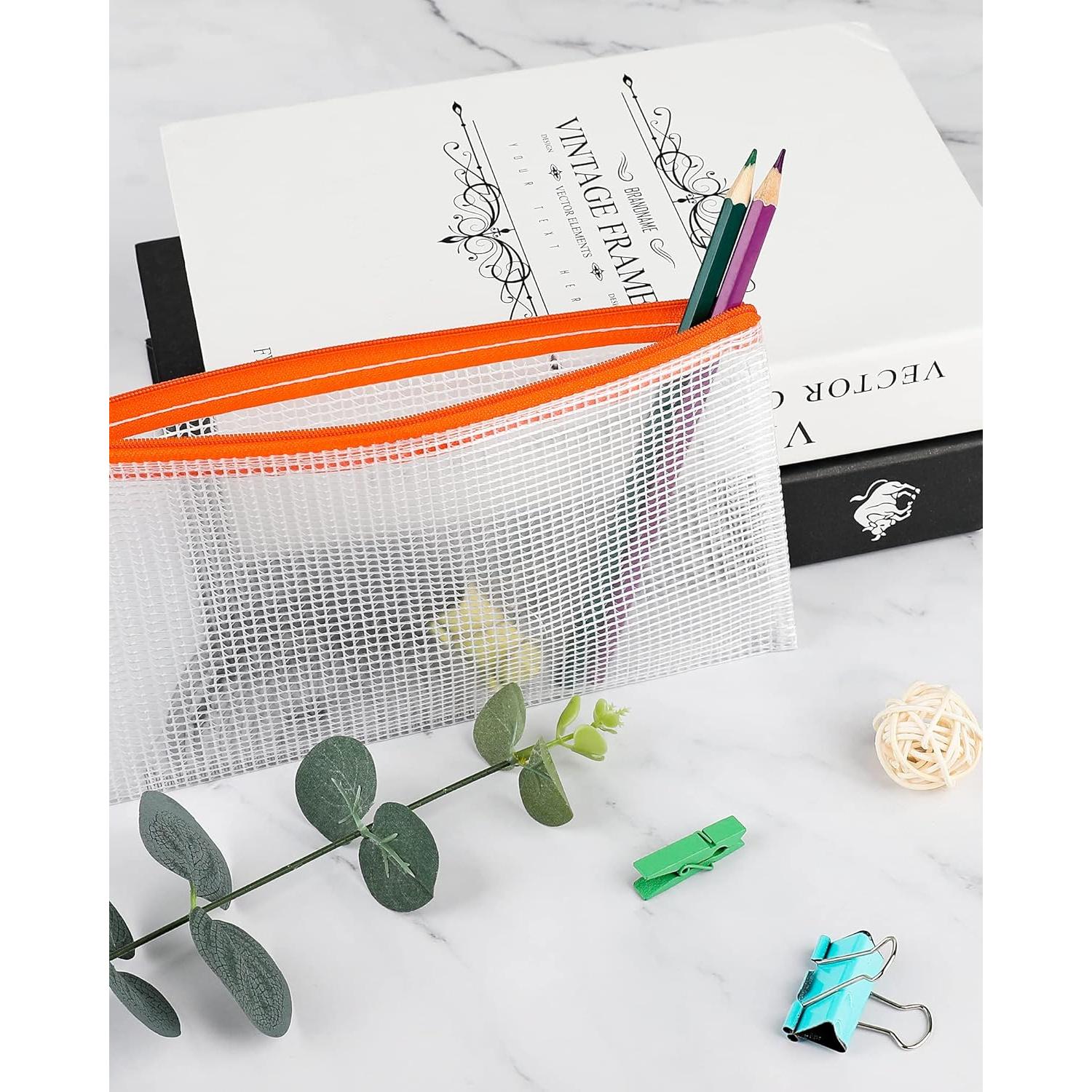 Fundas para Lápices Smarpau 24PCS A6 12 Colores Impermeables