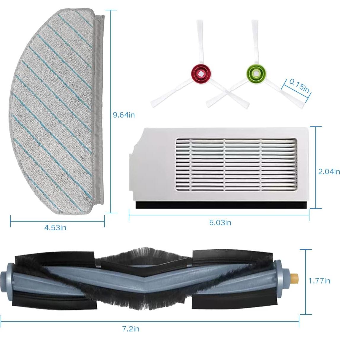 Accesorios de Reemplazo Ecovacs T10 Plus - 11 Piezas