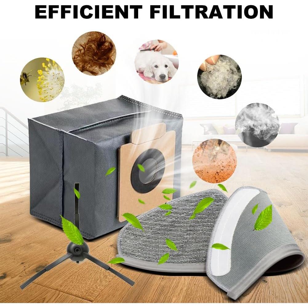 Kit de Repuestos Eufy X8 Pro - 17 Piezas HEPA y Accesorios