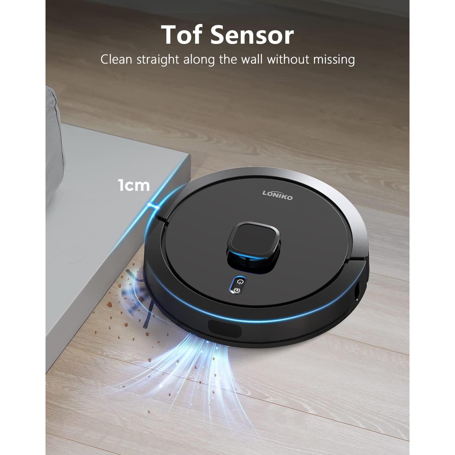 G3 Robot Vacuum & Mop Combo with Self Emptying, 4000Pa Suction, Lidar Navigation Smart Mapping, 60-Day Capacity, Compatible Alexa, Robotic Cleaner Ideal for Pet Hair, Hard Floor Carpet, Black