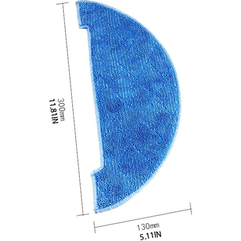5 Paños de Mopa Electropan para Aspiradora Robótica ILIFE V8s/V80 Max/V8 Plus/V3x