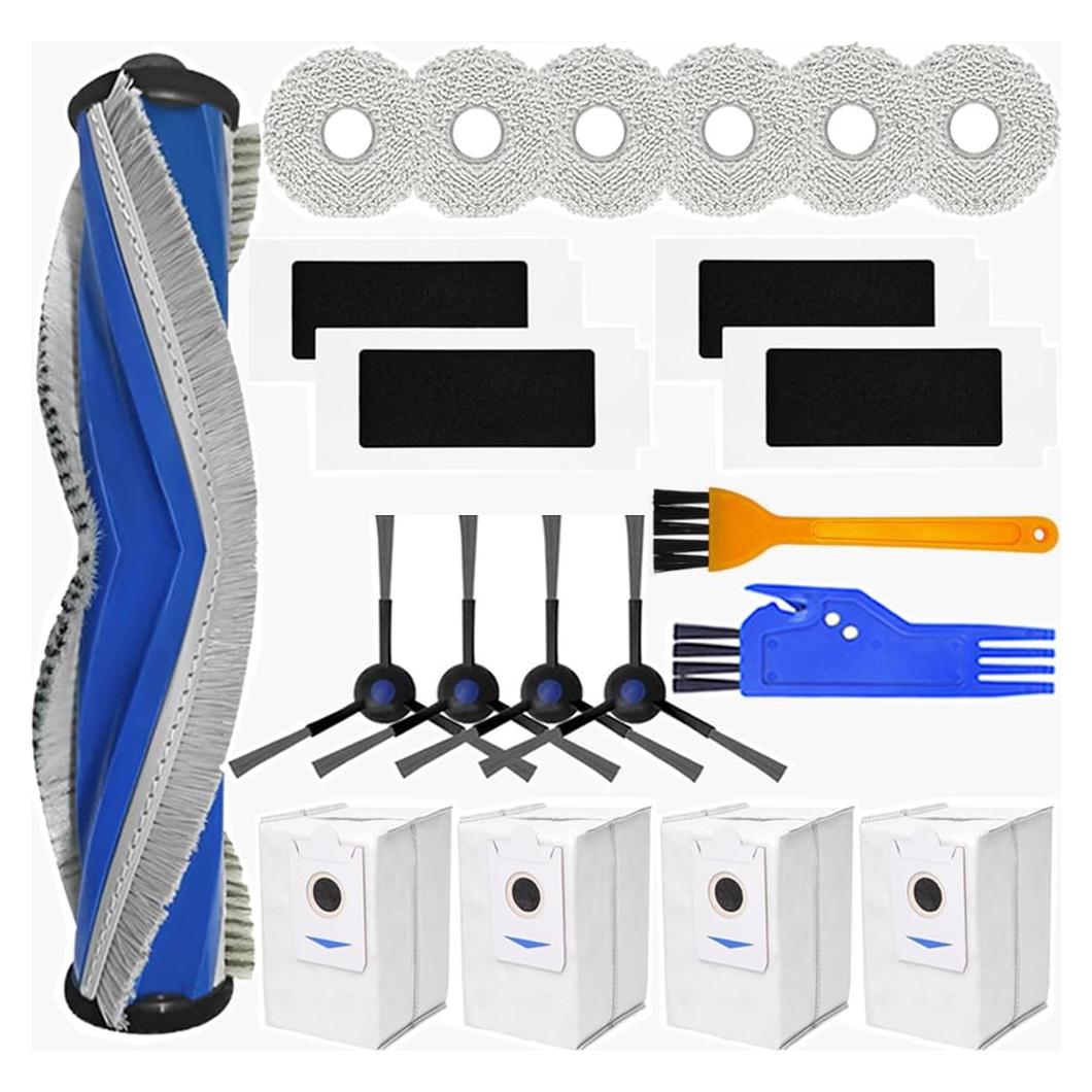 Accesorios de Repuesto Ecovacs Deebot T30S - 1 Cepillo + 4 Filtros