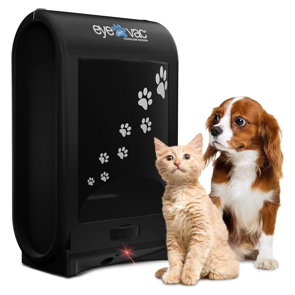 Aspiradora Automática EYE-VAC Pet 1400W Sin Bolsa - Negro