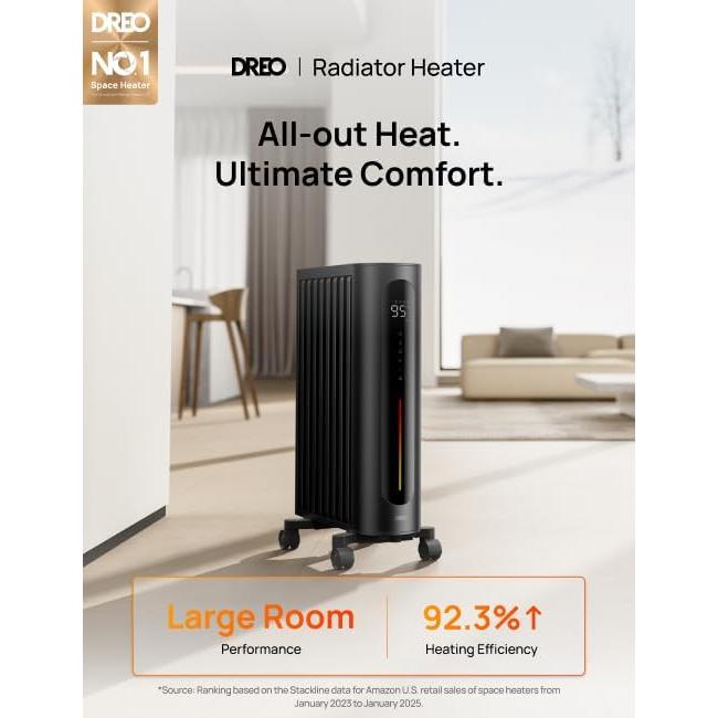 Calentador de aceite Dreo DR-HSH012 1500W con control remoto