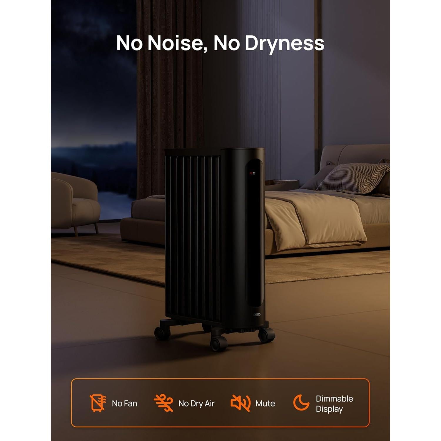 Calentador de aceite Dreo DR-HSH012 1500W con control remoto