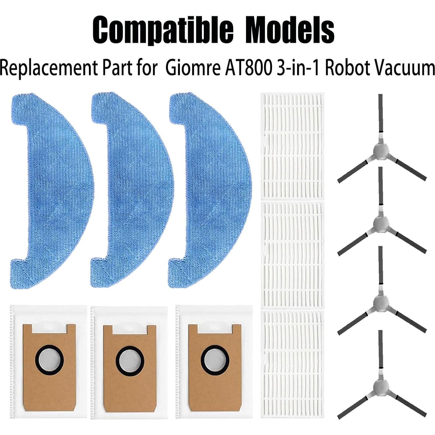 Accesorios de Repuesto FZCSZJFR para Aspiradora Robot AT800