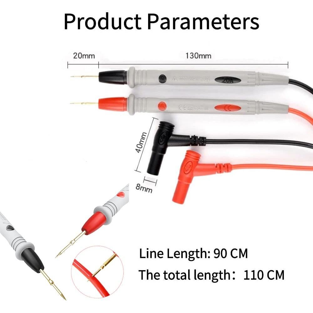 Cables de Prueba Digital ARCHER LIFE HALL 20A 1000V 42 Cobre
