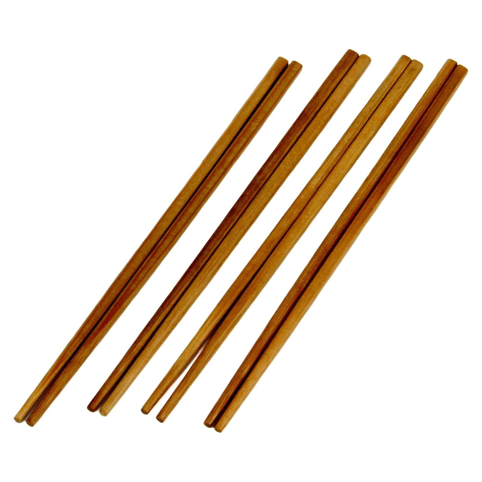 Juego de 4 Palillos de Bambú Chef Craft Select Natural