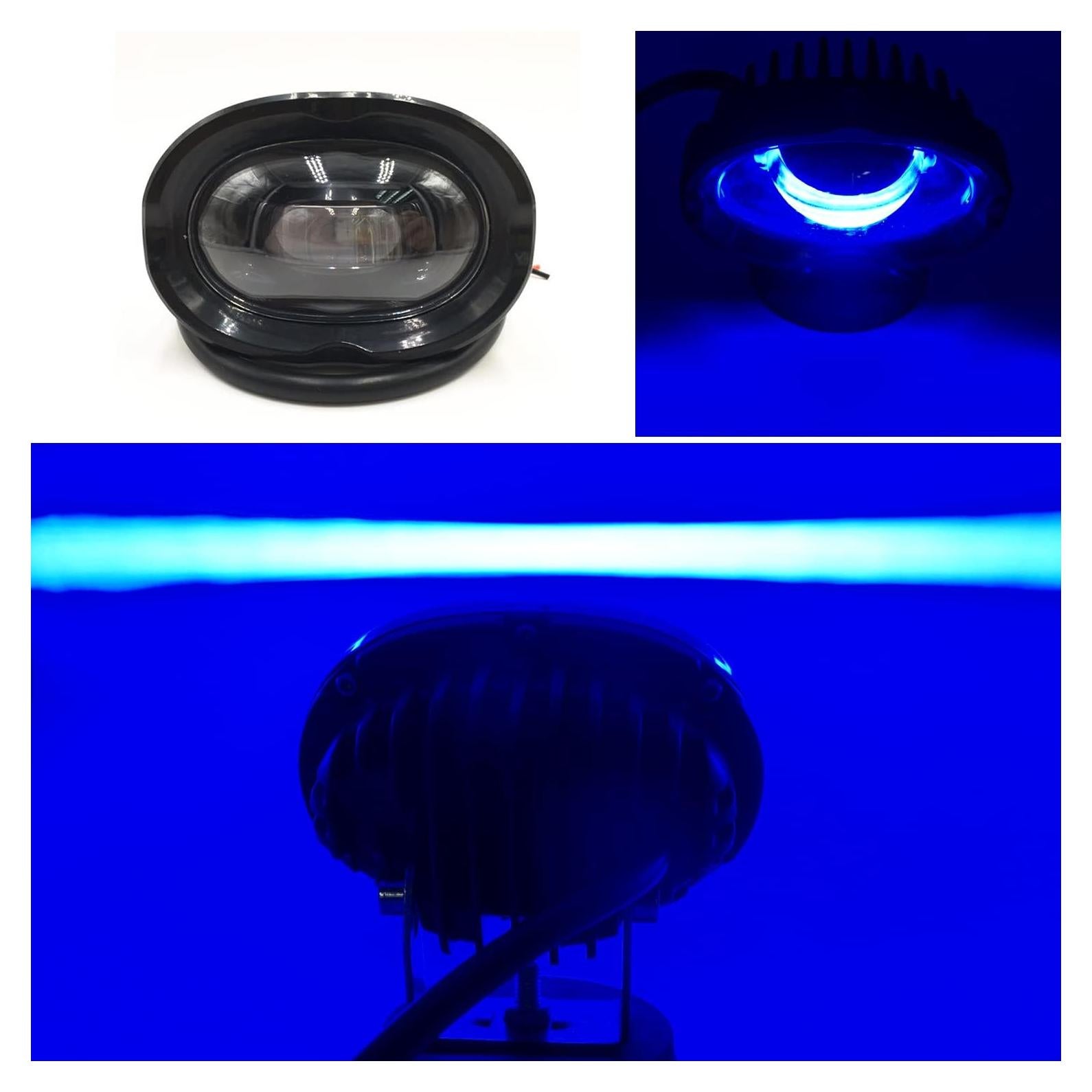 Luz de Seguridad LED Fuguang 8W Azul Impermeable Montacargas
