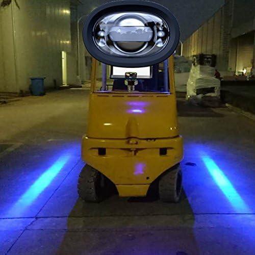 Luz de Seguridad LED Fuguang 8W Azul Impermeable Montacargas