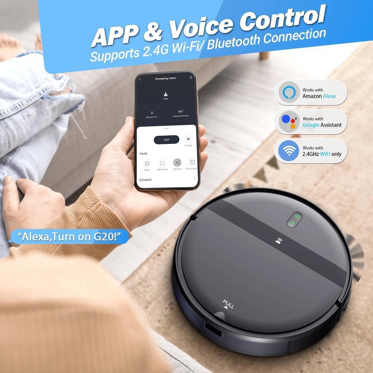 Aspiradora y Mopa 2 en 1 Zazz Co - Control App, 1400Pa, Autocarga